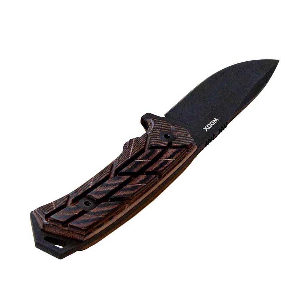 WOOX Rock X-Grip 4.25 inch Fixed Blade Knife - Brown WOOX Rock X-Grip 4.25 inch Fixed Blade Knife - Brown