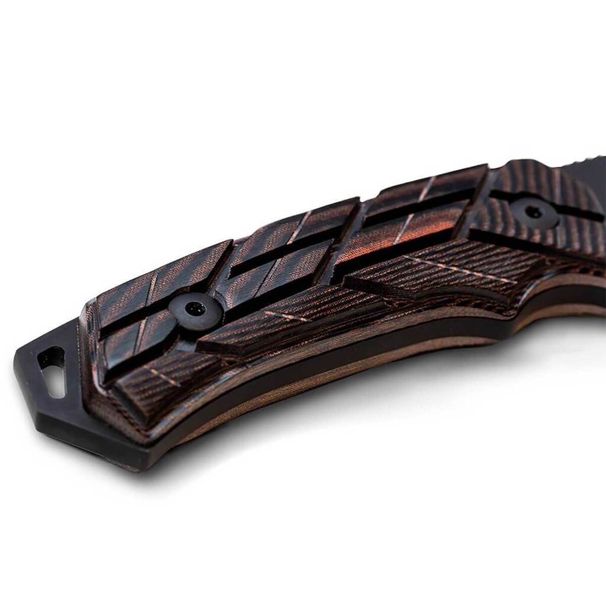 WOOX Rock X-Grip 4.25 inch Fixed Blade Knife - Brown WOOX Rock X-Grip 4.25 inch Fixed Blade Knife - Brown