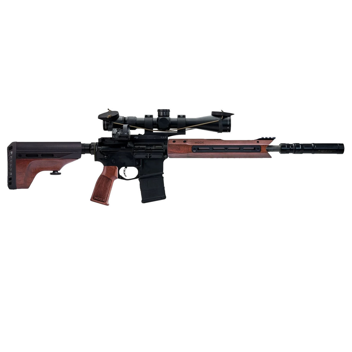 Floating Rifle WOOX Vigilante AR-15 Free Floating Rifle Stock with Grip and Handguard ...