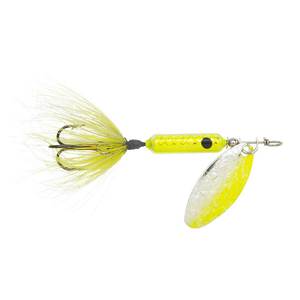 Worden's Joe Thomas Pro Series Rooster Tail In Line Spinner - Flash Chartreuse, 3/4oz