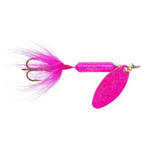 Yakima Joe Thomas Pro Series Rooster Tail Inline Spinner - Glitter Pink, 3/4oz