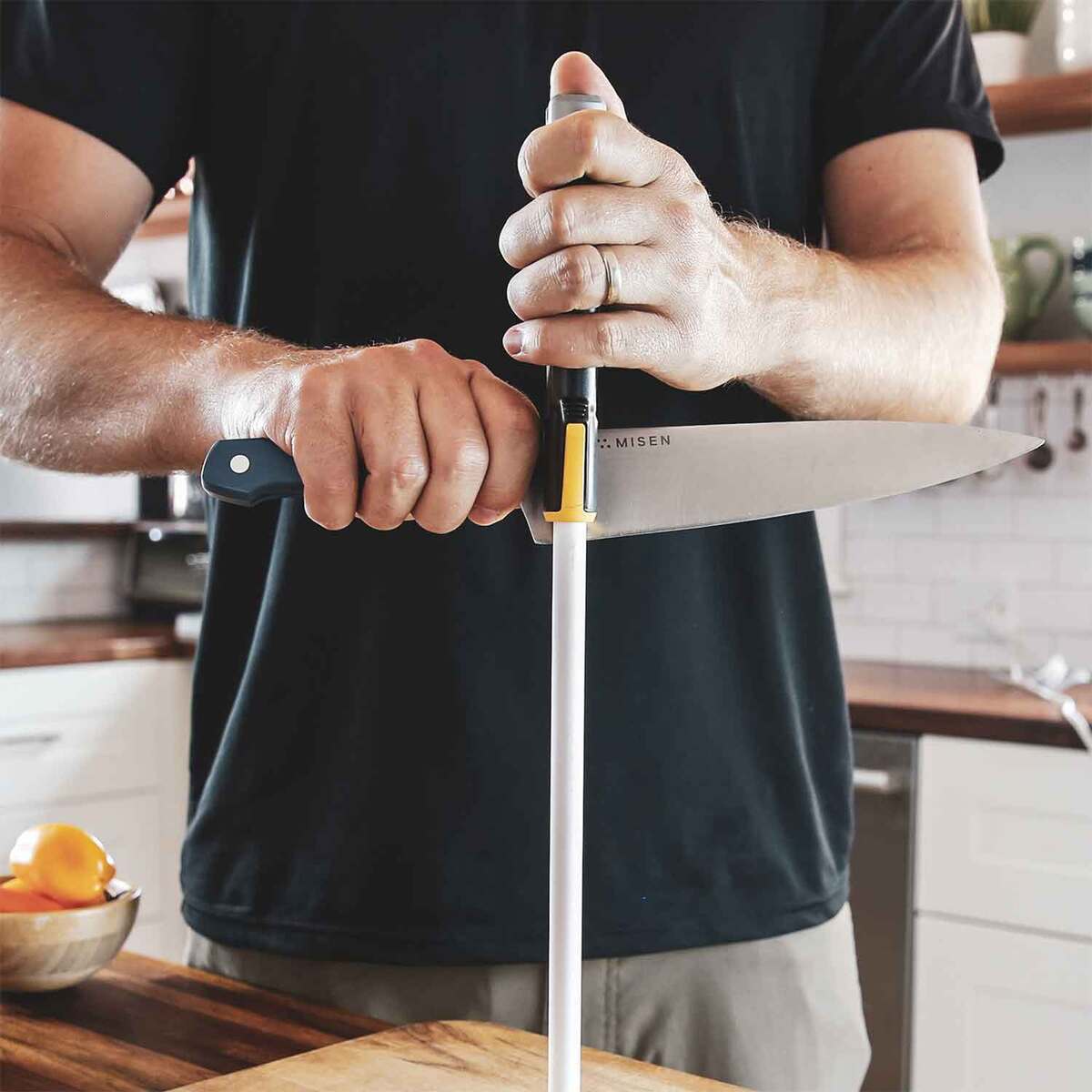 Work Sharp Ceramic Kitchen Honing Rod - Black Work Sharp Ceramic Kitchen Honing Rod - Black