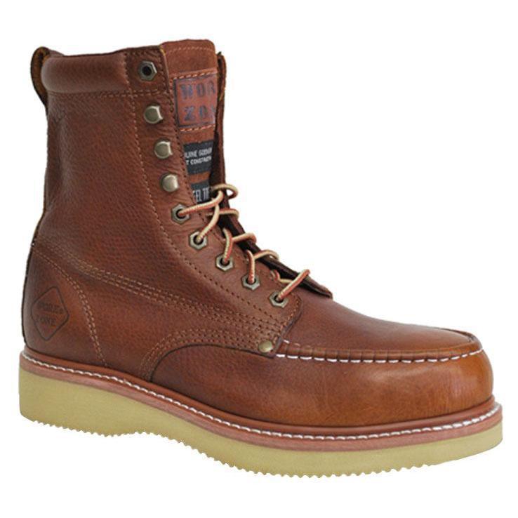 Work Zone Men's Wedge Soft Toe 8in Work Boots Work Zone Men's Wedge Soft Toe 8in Work Boots