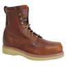 Work Zone Men's Wedge Soft Toe 8in Work Boots - Brown - Size 9 - Brown 9