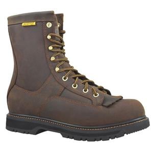Work Zone Men's Waterproof Composite Toe 8in Work Boots - Brown - Size 8