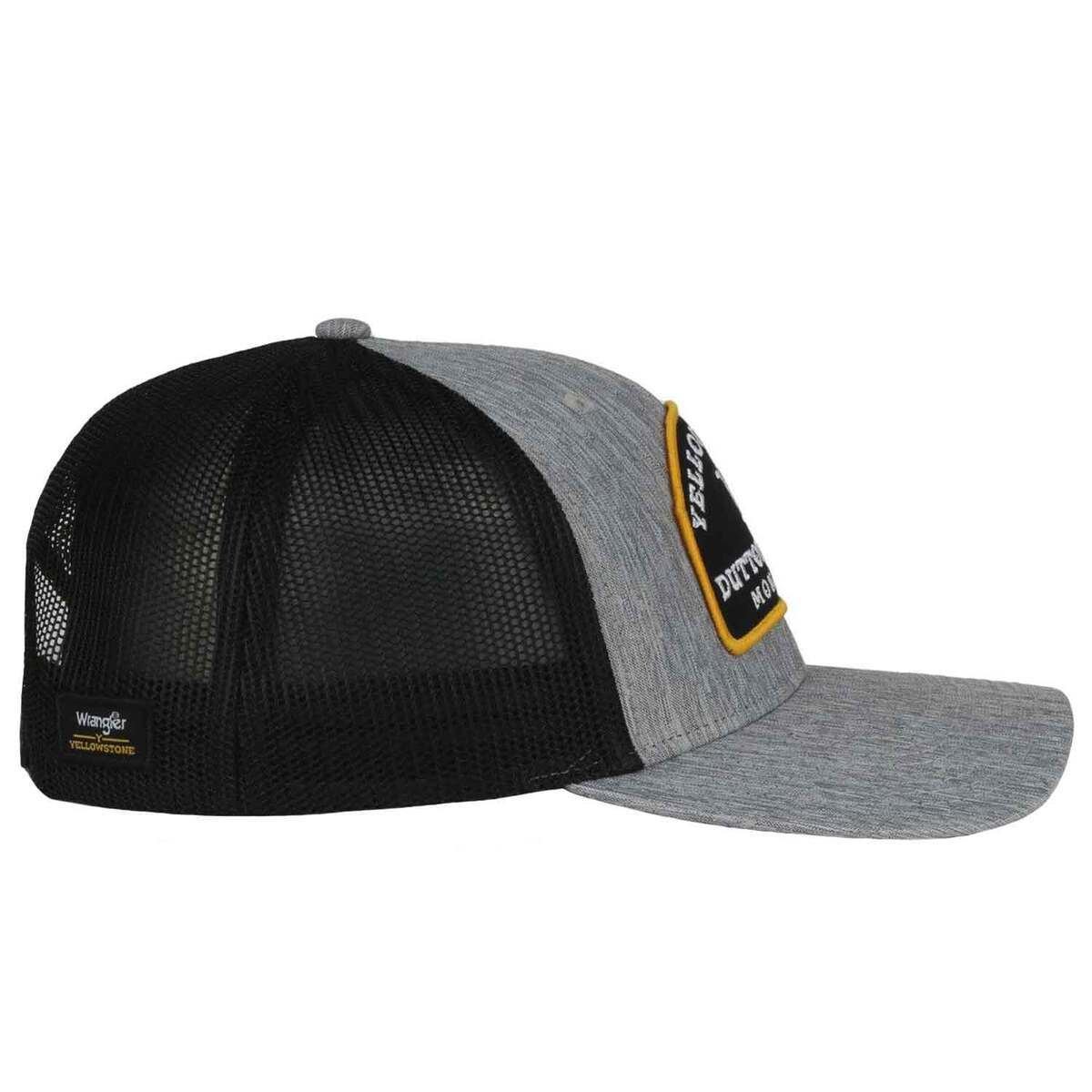 Wrangler Yellowstone Adjustable Hat - Grey/Black - One Size Fits Most - Grey/Black One Size Fits Most Wrangler Yellowstone Adjustable Hat - Grey/Black - One Size Fits Most - Grey/Black One Size Fits Most