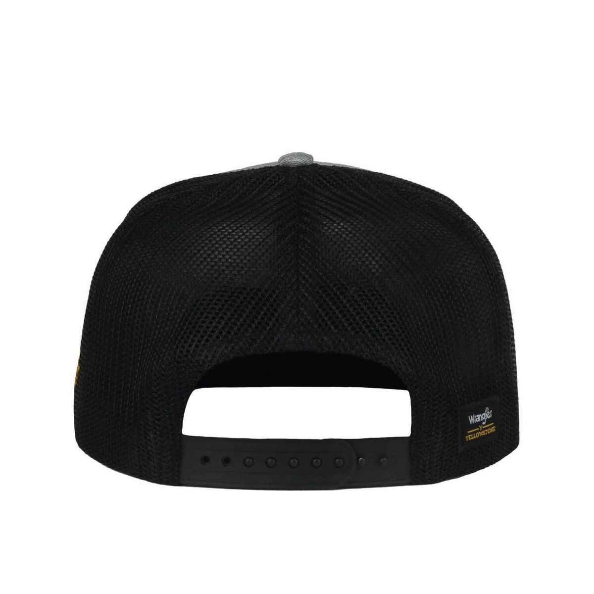 Wrangler Yellowstone Adjustable Hat - Grey/Black - One Size Fits Most - Grey/Black One Size Fits Most Wrangler Yellowstone Adjustable Hat - Grey/Black - One Size Fits Most - Grey/Black One Size Fits Most