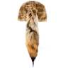 Magpie Coyote Fur and Tail Hat
