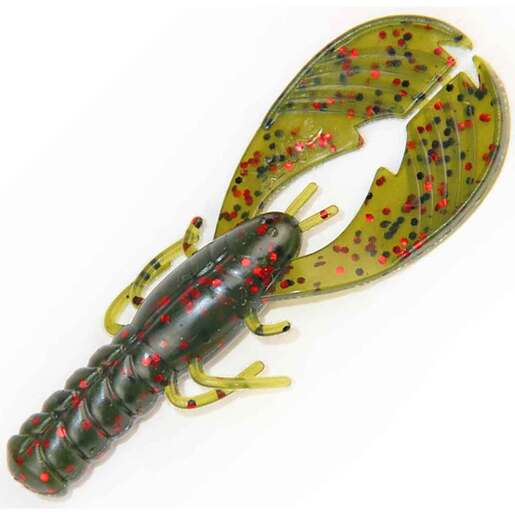 X Zone Lures Muscle Back Finesse Craw Bait - 8 Pack - Bama Craw - X Zone Lures