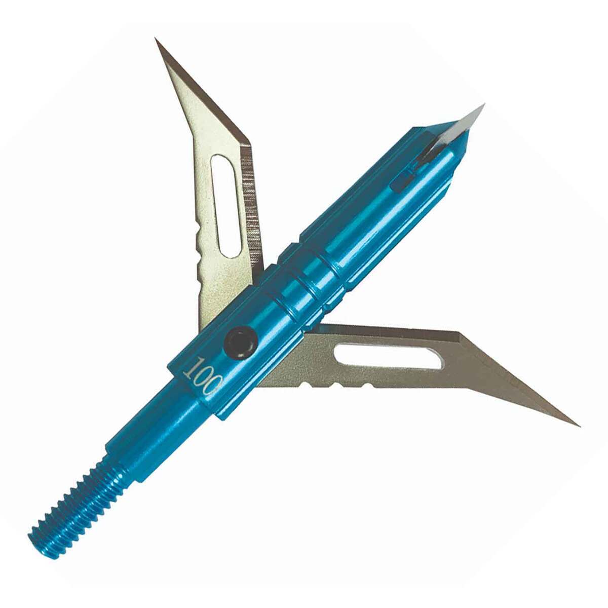 Xecutioner Blue 100gr Expandable Broadheads - 4pk Xecutioner Blue 100gr Expandable Broadheads - 4pk