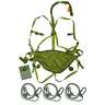 XOP Renegade Saddle Safety Harness - Green One Size Fits Most