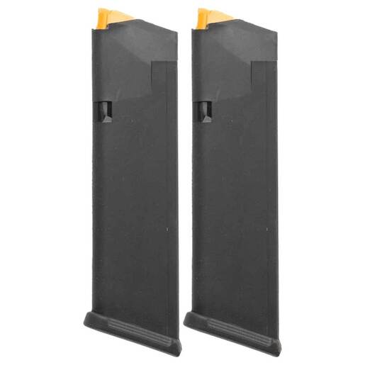 XTech Tactical Mag17-17 Black Glock 17 9mm Luger Handgun Magazine – 17 Rounds – 2 Pack