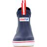 XTRATUF Youth Ankle Deck Waterproof Pull On Boots - Navy Blue - Size 3 - Navy Blue 3