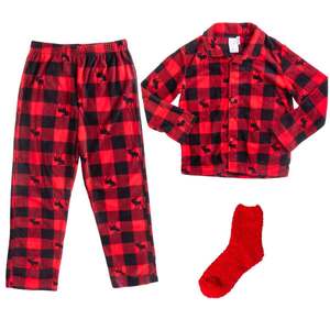 Pine Trails Youth Micro Fleece 3 Piece Pajama Set