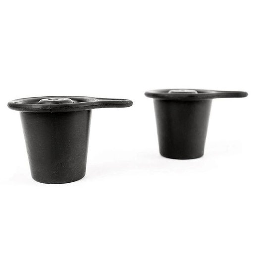 YakAttack Universal Scupper Plugs - Black Medium/Large - Yakattack