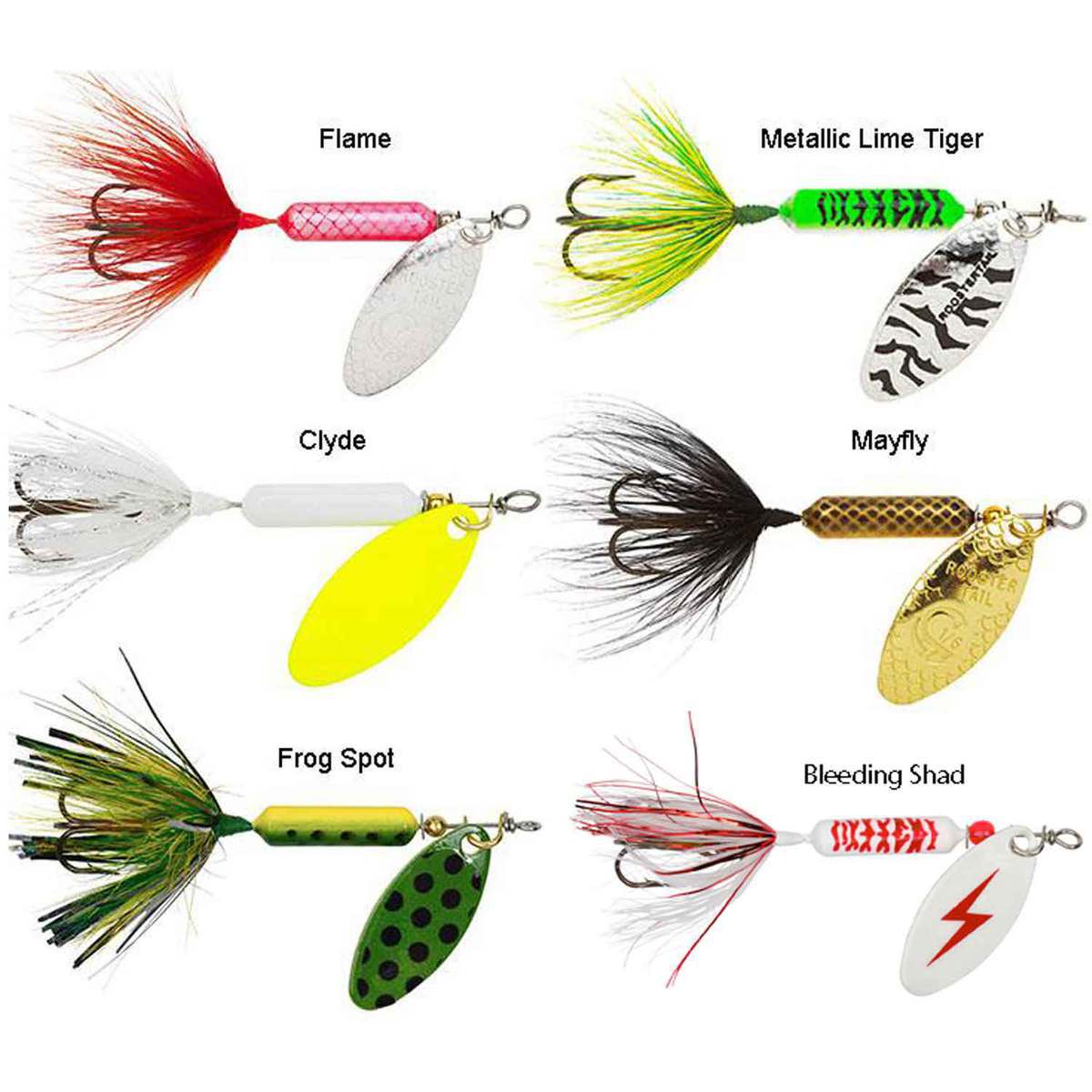 Yakima 1/4oz Rooster Tail In Line Spinner Yakima 1/4oz Rooster Tail In Line Spinner