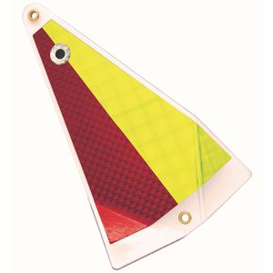 Yakima Bait Big Al's Fish Flash Inline Spinning Flasher - Red/Lazer Chartreuse, 6in