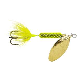 Yakima Bait Rooster Tail Inline Spinner - Chartreuse, 1/2oz, 3-1/2in