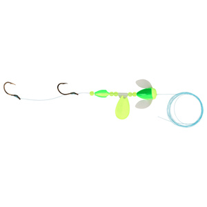 Yakima Bait Rufus Special Harness - Lime/Chartreuse, Sz 2 Hooks, 36in