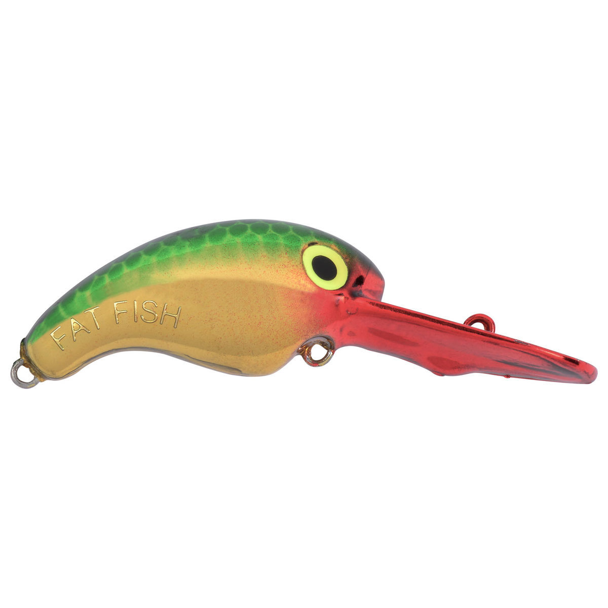 Yakima Bait Worden's Fatfish Trolling Lure - Metallic Gold/Green Pirate, 1/2oz, 2in - Metallic Gold/Green Pirate Yakima Bait Worden's Fatfish Trolling Lure - Metallic Gold/Green Pirate, 1/2oz, 2in - Metallic Gold/Green Pirate