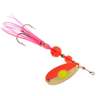 Yakima Flash Glo Squid Spinner Inline Spinner - Red White w/ Pink Squid, 3/8oz, 4in - Red White w/ Pink Squid 6
