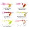 Yakima Flash Glo Squid Spinner Inline Spinner - Red White w/ Pink Squid, 3/8oz, 4in - Red White w/ Pink Squid 6