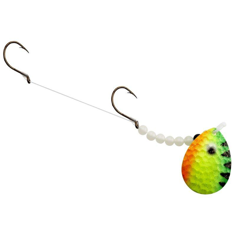 Yakima Bait Hildebrandt Hammer Time Walleye Spinner Harness - Fire Tiger, Sz 2 Hooks/Sz 6 Blade, 60in - Fire Tiger Sz 2 Hooks/Sz 6 Blade Yakima Bait Hildebrandt Hammer Time Walleye Spinner Harness - Fire Tiger, Sz 2 Hooks/Sz 6 Blade, 60in - Fire Tiger Sz 2 Hooks/Sz 6 Blade