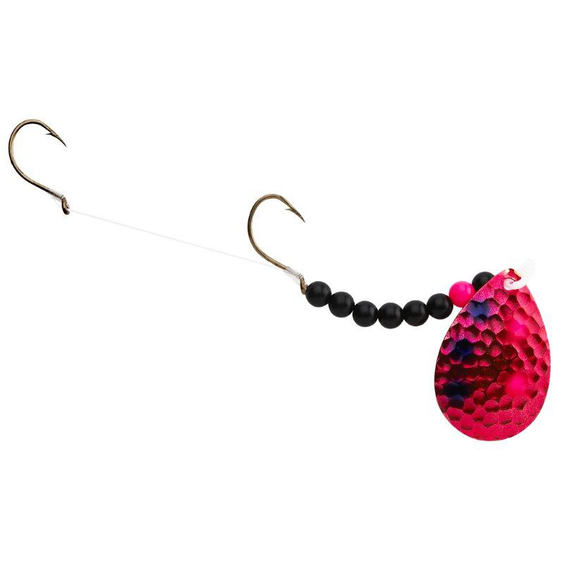 Yakima Bait Hildebrandt Hammer Time Walleye Spinner Harness - Metallic Cerise, Sz 2 Hooks/Sz 6 Blade, 60in - Metallic Cerise Sz 2 Hooks/Sz 6 Blade Yakima Bait Hildebrandt Hammer Time Walleye Spinner Harness - Metallic Cerise, Sz 2 Hooks/Sz 6 Blade, 60in - Metallic Cerise Sz 2 Hooks/Sz 6 Blade