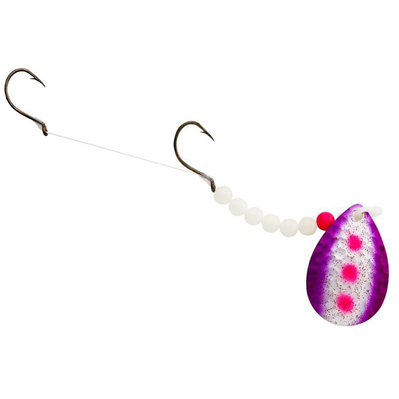 Yakima Bait Hildebrandt Hammer Time Walleye Spinner Harness - Purple Haze, Sz 2 Hooks/Sz 6 Blade, 60in - Purple Haze Sz 2 Hooks/Sz 6 Blade Yakima Bait Hildebrandt Hammer Time Walleye Spinner Harness - Purple Haze, Sz 2 Hooks/Sz 6 Blade, 60in - Purple Haze Sz 2 Hooks/Sz 6 Blade