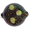 Yakima Lil' Corky Bait Float - Glitter Black Chartreuse Spot, 3/8in, Size 10
