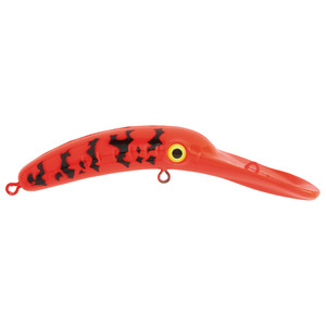 Yakima Bait Mag Lip 3.5 Trolling Lure - Fluorescent Red Black Tiger, 1/3oz, 3-1/2in