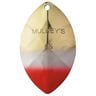 Yakima Mulkey's Guide Flash Lure Component - Brass White Red Tip, 5in - Brass White Red Tip 6-1/2