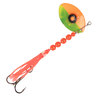 Yakima Mulkey's Guide Flash Lure Component - Flame Chartreuse Black Flame Dot, 4-1/2in - Flame Chartreuse Black Flame Dot 5-1/2