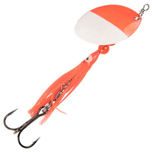 Yakima Mulkey's Guide Flash Lure Component - Red White w/ Metallic Pink Back, 4-1/2in