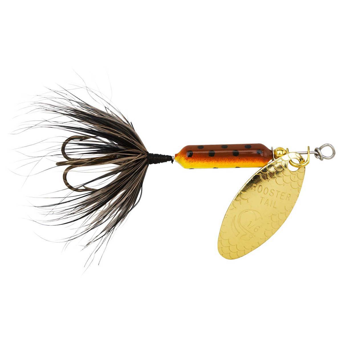 Yakima Rooster Tail Inline Spinner - Brown Trout, 3/8oz, 3in - Brown Trout Yakima Rooster Tail Inline Spinner - Brown Trout, 3/8oz, 3in - Brown Trout