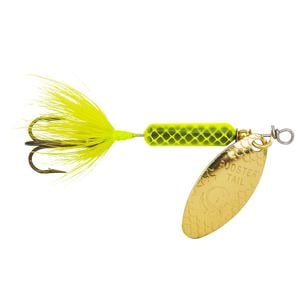 Yakima Rooster Tail Inline Spinner - Chartreuse, 3/8oz, 3in