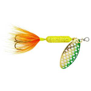 Yakima Original Rooster Tail Inline Spinner - Strobe Chartreuse, 1/16oz, 2in