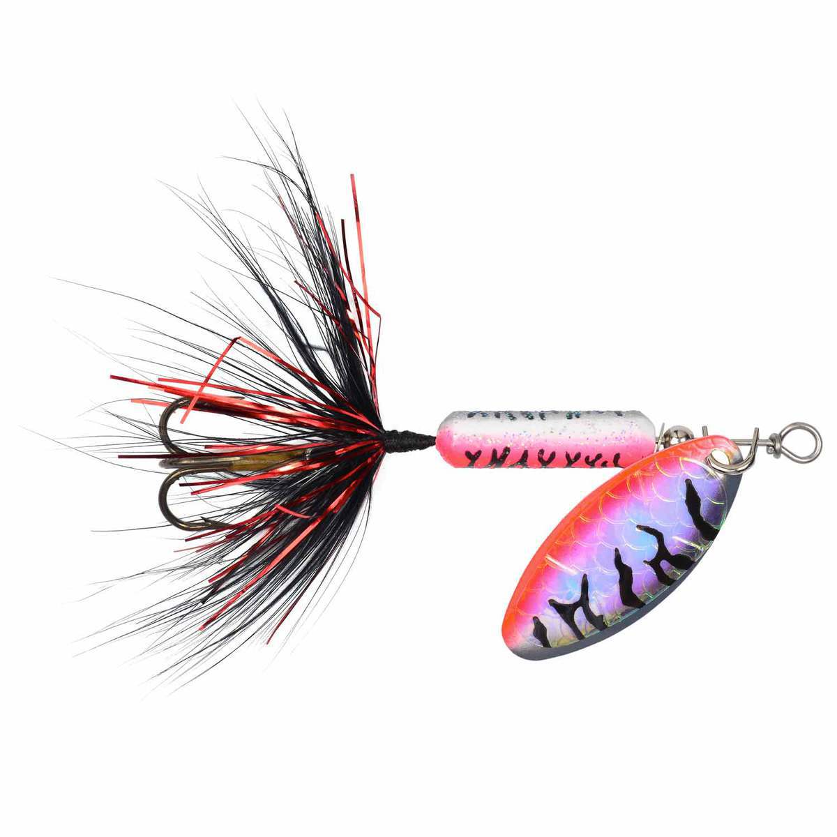 Yakima Rooster Tail In Line Spinner - Tinsel Nightmare Tiger, 3/8oz, 3in - Tinsel Nightmare Tiger Yakima Rooster Tail In Line Spinner - Tinsel Nightmare Tiger, 3/8oz, 3in - Tinsel Nightmare Tiger