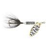 Yakima Original Rooster Tail Inline Spinner - White/Black Tiger, 1/16oz, 2in - White/Black Tiger