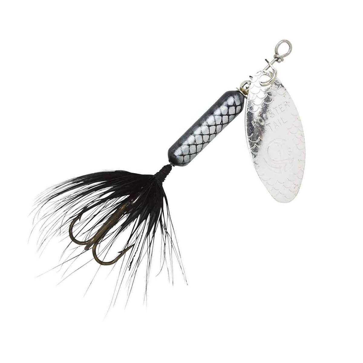 Wordens 208-BL Original RoosterTail Spinner Lure, 2 1/4-Inch, 1/8-ounce