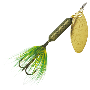 Yakima Rooster Tail Inline Spinner - Frog, 1/8oz, 2-1/4in
