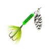 Yakima Rooster Tail Inline Spinner - Metallic Lime Tiger, 1/8oz, 2-1/4in - Metallic Lime Tiger