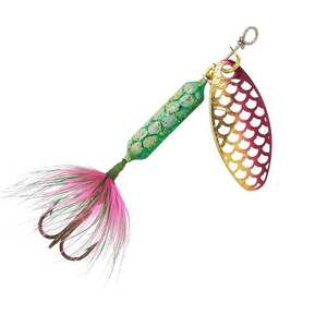 Yakima Rooster Tail Inline Spinner - Strobe Rainbow, 1/8oz, 2-1/4in