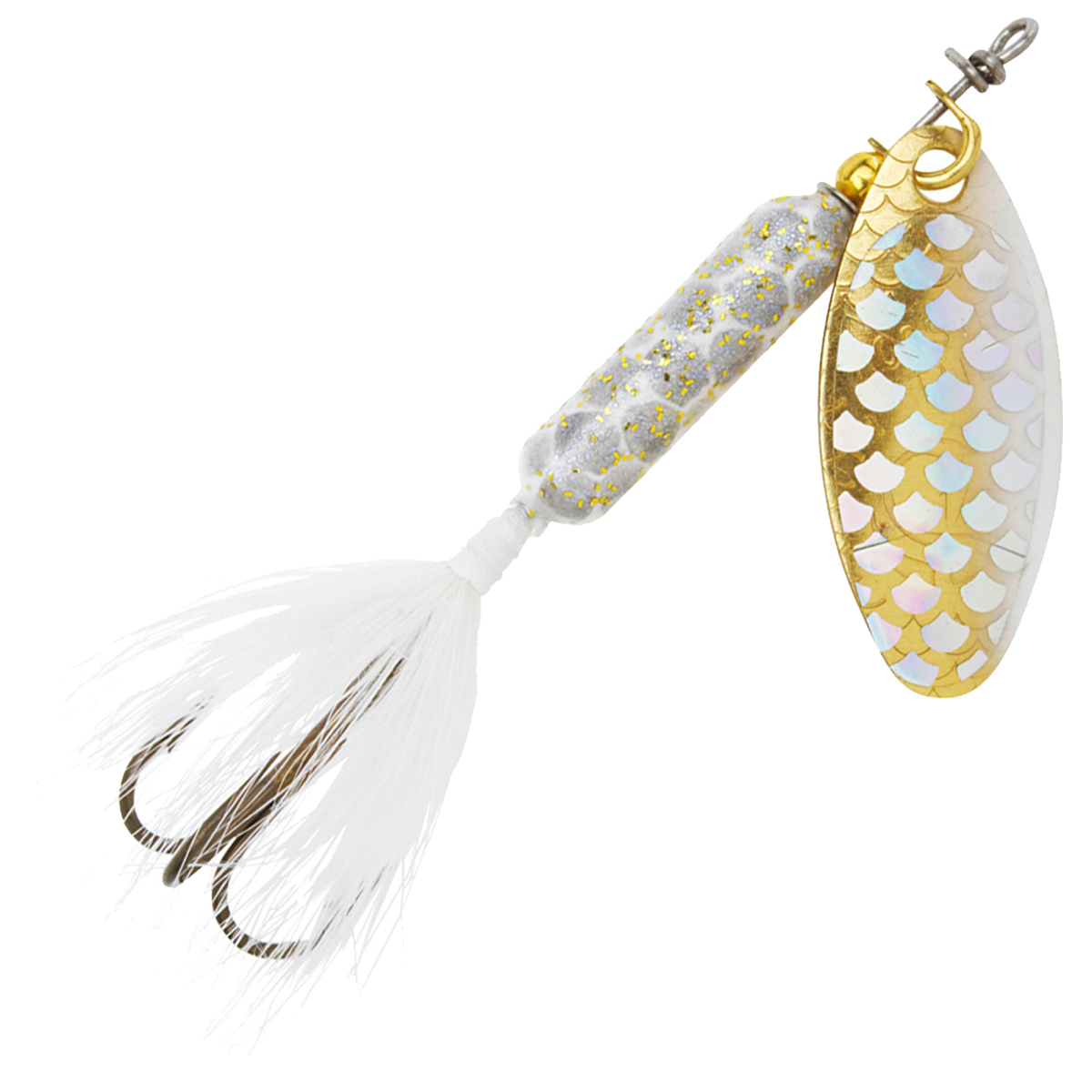 Yakima Rooster Tail Inline Spinner - Strobe White, 1/8oz, 2-1/4in - Strobe White Yakima Rooster Tail Inline Spinner - Strobe White, 1/8oz, 2-1/4in - Strobe White