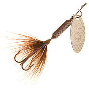 Yakima Rooster Tail Inline Spinner - UV Tinsel Brown, 1/8oz, 2-1/4in