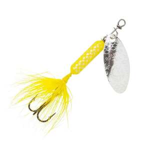 Yakima Rooster Tail Inline Spinner - Yellow, 1/8oz, 2-1/4in