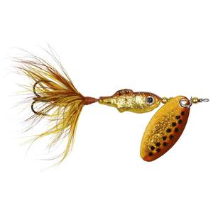 Yakima Rooster Tail Minnow Inline Spinner - Brown Trout, 1/4oz, 3in