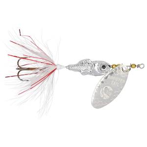 Yakima Rooster Tail Minnow Inline Spinner - Natural Minnow, 1/4oz, 3in