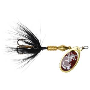 Yakima Sonic Rooster Tail Inline Spinner - Black Mylar, 1/8oz, 2-3/8in