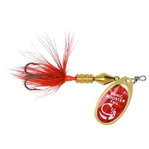 Yakima Sonic Rooster Tail Inline Spinner - Flame Mylar, 1/16oz, 1-3/4in